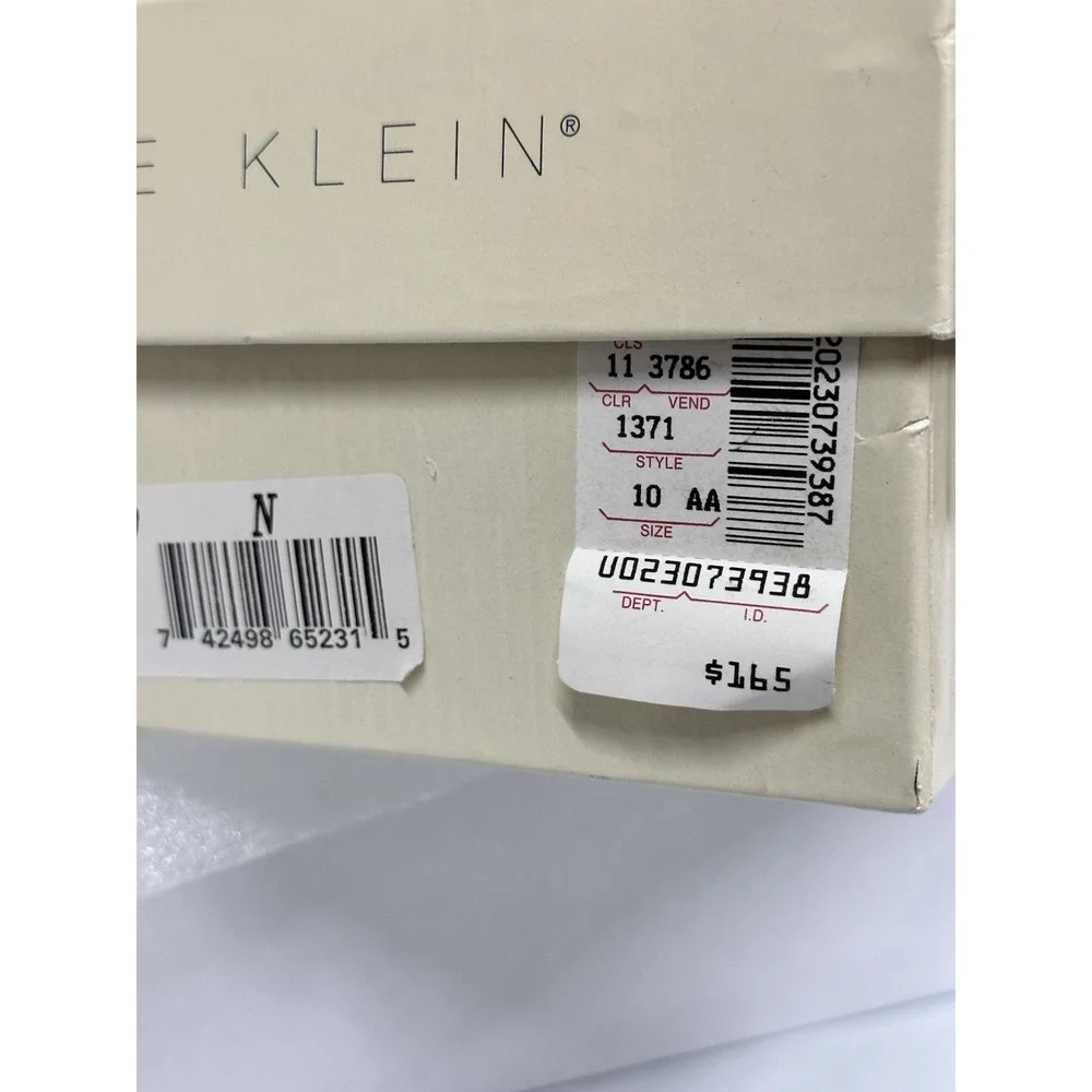 Anne Klein Champagne 2in Cream Heel A552705 Retail 165‎ Vintage Size 10 N Party